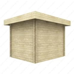Abri En Bois Massif 7,5m² MODERNE - Madriers 40mm Gardy Shelter -Boutique De Jardin abri en bois massif 75m moderne madriers 40mm gardy shelter 4