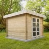 Abri En Bois Massif 9m² MODERNE - Madriers 40mm Gardy Shelter 1 Abri En Bois Massif 9m² MODERNE - Madriers 40mm Gardy Shelter -Boutique De Jardin abri en bois massif 9m moderne madriers 40mm gardy shelter