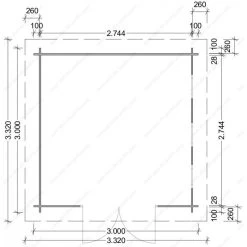 Abri En Bois Massif 9m² MODERNE Traité Marron 28mm Gardy Shelter 10 Abri En Bois Massif 9m² MODERNE Traité Marron 28mm Gardy Shelter -Boutique De Jardin abri en bois massif 9m moderne teinte marron madriers 28mm gardy shelter 2