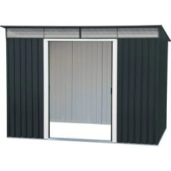 Abri En Métal Anthracite Avec Puits De Lumière Skylight 4,85m² DURAMAX + Kit Ancrage 10 Abri En Métal Anthracite Avec Puits De Lumière Skylight 4,85m² DURAMAX + Kit Ancrage -Boutique De Jardin abri en metal anthracite avec puits de lumiere skylight 484m duramax kit ancrage 2