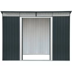 Abri En Métal Anthracite Avec Puits De Lumière Skylight 4,85m² DURAMAX + Kit Ancrage 12 Abri En Métal Anthracite Avec Puits De Lumière Skylight 4,85m² DURAMAX + Kit Ancrage -Boutique De Jardin abri en metal anthracite avec puits de lumiere skylight 484m duramax kit ancrage 4