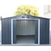 Abri En Métal Parois Hautes Anthracite Colussus 11,69m² DURAMAX + Kit Ancrage 2 Abri En Métal Parois Hautes Anthracite Colussus 11,69m² DURAMAX + Kit Ancrage -Boutique De Jardin abri en metal parois hautes anthracite colussus 1169m duramax kit ancrage