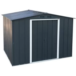 Abri En Métal Parois Hautes Anthracite Titan Premium 4,77m² DURAMAX + Kit Ancrage -Boutique De Jardin abri en metal parois hautes anthracite titan premium 477m duramax kit ancrage 3