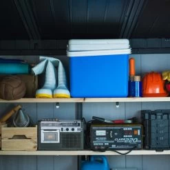 Abri Monopente En Résine Brossée Brossium 7,4m² + Plancher KETER -Boutique De Jardin abri en resine brossee monopente brossium 6m plancher keter 9