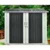 Abri Pour 3 Vélos En Métal Anthracite 3,32m² + Kit D'ancrage X-METAL -Boutique De Jardin abri pour 3 velos en metal anthracite 332m kit d ancrage x metal