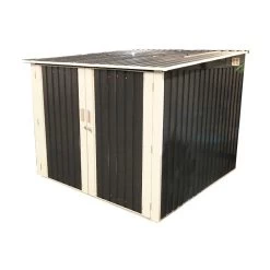 Abri Pour 3 Vélos En Métal Anthracite 3,32m² + Kit D'ancrage X-METAL -Boutique De Jardin abri pour 3 velos en metal anthracite 332m kit d ancrage x metal 2