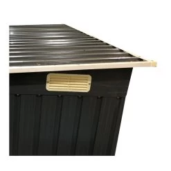 Abri Pour 3 Vélos En Métal Anthracite 3,32m² + Kit D'ancrage X-METAL -Boutique De Jardin abri pour 3 velos en metal anthracite 332m kit d ancrage x metal 4