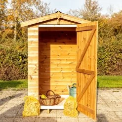 Abri Therma 1,96m² En Bois Thermo Traité Avec Plancher - HABRITA -Boutique De Jardin abri therma 196m en bois thermo traite avec plancher habrita 4