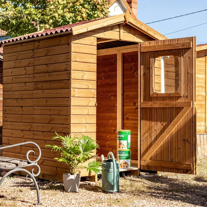 Abri Therma 3,24m² En Bois Thermo Traité Avec Plancher - HABRITA 8 Abri Therma 3,24m² En Bois Thermo Traité Avec Plancher - HABRITA – Image 6