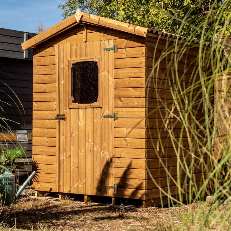 Abri Therma 3,24m² En Bois Thermo Traité Avec Plancher - HABRITA 3 Abri Therma 3,24m² En Bois Thermo Traité Avec Plancher - HABRITA