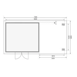 Abri Toit Plat 13,60m² Bois Massif 40mm Northeim 5 Avec Appentis 330cm – Karibu -Boutique De Jardin abri toit plat 1360m bois massif 40mm northeim 5 avec appentis 330cm woodfeeling 3
