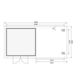 Abri Toit Plat 9,55m² Bois Massif Gris Terre 40mm Northeim 3 Avec Appentis 330cm Et Paroi Arrière – Karibu 10 Abri Toit Plat 9,55m² Bois Massif Gris Terre 40mm Northeim 3 Avec Appentis 330cm Et Paroi Arrière – Karibu -Boutique De Jardin abri toit plat 955m bois massif gris terre 40mm northeim 3 avec appentis 330cm et paroi arriere woodfeeling 2