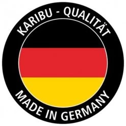 Abri Toit Plat En Bois Massif 19mm Qubic 6,05m² + Appentis 5,6m² - Karibu -Boutique De Jardin abri toit plat en bois massif 19mm qubic 605m avec appentis karibu 3