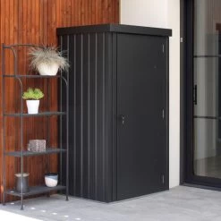 Armoire à Outils Azione En Acier Galvanisé Gris Anthracite – City Garden -Boutique De Jardin armoire a outils azione en acier galvanise gris anthracite city garden 2