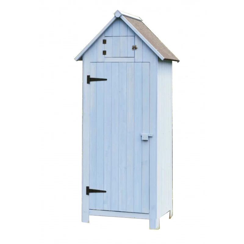 Armoire De Jardin En Bois Lasuré 0,41m² Habrita 4 Armoire De Jardin En Bois Lasuré 0,41m² Habrita – Image 2
