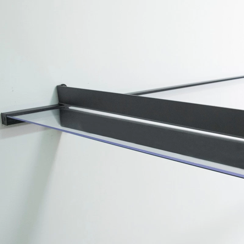 Auvent Marquise En Acrylique Gris Clair NANCY™ 3000 – Canopia By Palram 7 Auvent Marquise En Acrylique Gris Clair NANCY™ 3000 – Canopia By Palram – Image 5