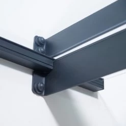 Auvent Marquise En Acrylique Gris Clair NANCY™ 4500 – Canopia By Palram -Boutique De Jardin auvent marquise en acrylique gris clair nancy 4500 canopia 4