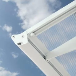 Auvent Marquise En Polycarbonate 6mm Bordeaux™ 6690 – Canopia By Palram -Boutique De Jardin auvent marquise en polycarbonate 6mm bordeaux 6690 palram canopia 3