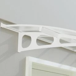 Auvent Marquise En Polycarbonate 6mm Bordeaux™ 6690 – Canopia By Palram -Boutique De Jardin auvent marquise en polycarbonate 6mm bordeaux 6690 palram canopia 4