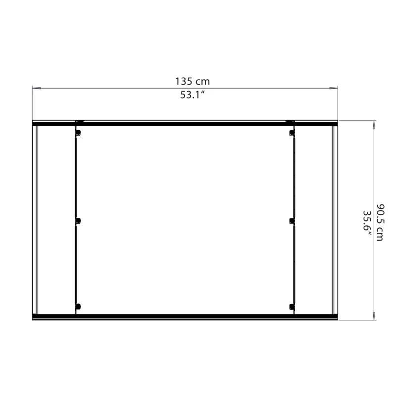 Auvent Marquise En Polycarbonate 6mm Lyra™ 1350 – Palram - Canopia 5 Auvent Marquise En Polycarbonate 6mm Lyra™ 1350 – Palram - Canopia – Image 3