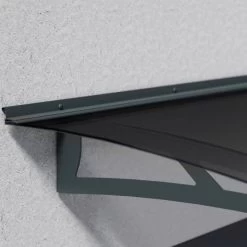 Auvent Marquise Gris AQUILA™ 4100 - Canopia By Palram -Boutique De Jardin auvent marquise gris aquila 4100 palram canopia 5