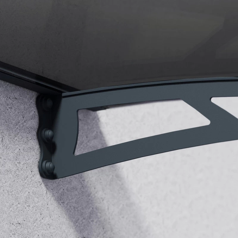 Auvent Marquise Gris AQUILA™ 4500 - Canopia By Palram 6 Auvent Marquise Gris AQUILA™ 4500 - Canopia By Palram – Image 4