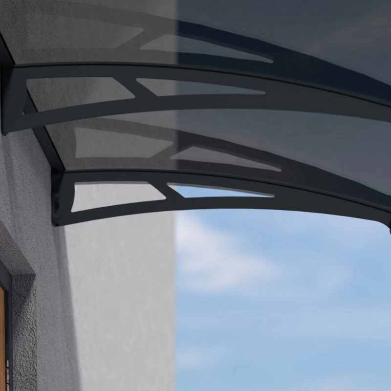 Auvent Marquise Gris AQUILA™ 4500 - Canopia By Palram 7 Auvent Marquise Gris AQUILA™ 4500 - Canopia By Palram – Image 5