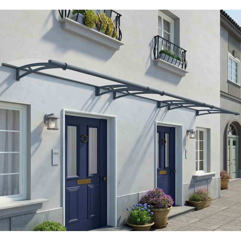 Auvent Marquise Transparent AQUILA™ 4500 - Palram - Canopia 3 Auvent Marquise Transparent AQUILA™ 4500 - Palram - Canopia