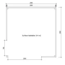 Bureau De Jardin En Bois Massif 8,88m² - Madriers 40mm Gardy Shelter 10 Bureau De Jardin En Bois Massif 8,88m² - Madriers 40mm Gardy Shelter -Boutique De Jardin bureau de jardin en bois massif 888m madriers 40mm gardy shelter 2