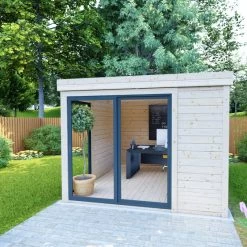Bureau De Jardin En Bois Massif 8,88m² - Madriers 40mm Gardy Shelter 13 Bureau De Jardin En Bois Massif 8,88m² - Madriers 40mm Gardy Shelter -Boutique De Jardin bureau de jardin en bois massif 888m madriers 40mm gardy shelter 5