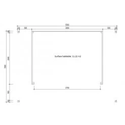 Bureau De Jardin En Bois Massif Avec Terrasse 16,5m² - Madriers 40mm Traités Et Teintés Marron Gardy Shelter -Boutique De Jardin bureau de jardin en bois massif avec terrasse 165m madriers 40mm traites et teintes marron gardy shelter 5