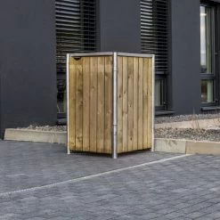 Cache-poubelle Müllbox En Bois Traité Naturel 240L – HIDE 10 Cache-poubelle Müllbox En Bois Traité Naturel 240L – HIDE -Boutique De Jardin cache poubelle mullbox en bois traite naturel 240l hide 2