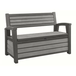 Coffre Banc En Résine Brossium 227L Keter -Boutique De Jardin coffre banc en resine brossium 227l keter 2