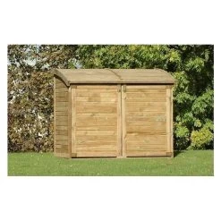 Coffre De Jardin En Bois Traité Autoclave 1200L - Chalet Et Jardin -Boutique De Jardin coffre de jardin en bois 900l 5