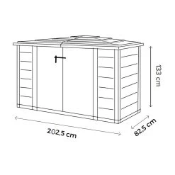 Coffre De Jardin En Résine Avec Plancher 1800L BOX EVO 200 – Garofalo 10 Coffre De Jardin En Résine Avec Plancher 1800L BOX EVO 200 – Garofalo -Boutique De Jardin coffre de jardin en resine avec plancher 1930l box evo 200 garofalo 2