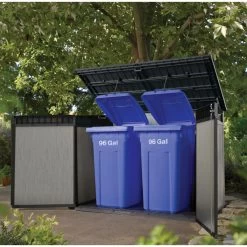 Coffre De Jardin En Résine Brossée Brossium 2100L - Keter -Boutique De Jardin coffre de jardin en resine brossee brossium 2100l keter 4