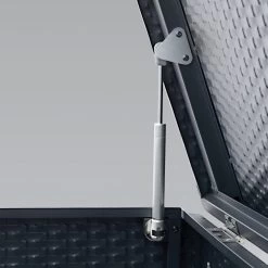 Coffre De Rangement En Métal 509L Anthracite 0,9m² Shelter Logic -Boutique De Jardin coffre de rangement en metal 509l anthracite 09m shelter logic 3