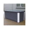 Coffre De Rangement En Métal Anthracite 1000L Patio Box 1,46m² TRIMETALS -Boutique De Jardin coffre de rangement en metal anthracite 1000l patio box 146m trimetals