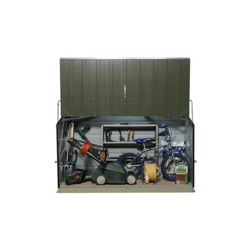 Coffre De Rangement En Métal Storegard 1500L Vert 1,74m² TRIMETALS 4 Coffre De Rangement En Métal Storegard 1500L Vert 1,74m² TRIMETALS – Image 2