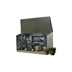 Coffre De Rangement En Métal Storegard 1500L Vert 1,74m² TRIMETALS 11 Coffre De Rangement En Métal Storegard 1500L Vert 1,74m² TRIMETALS -Boutique De Jardin coffre de rangement en metal storegard 1500l vert 174m trimetals 3