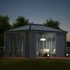 Ensemble De Rideaux 4 Pièces Pour Pergolas Dallas 4900 De 18m² - Palram - Canopia -Boutique De Jardin ensemble de rideaux 4 pieces pour pergolas dallas 4900 de 18m palram