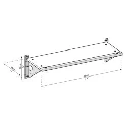 Étagère En Polycarbonate Pour Les Abris Skylight Et Rubicon – Canopia -Boutique De Jardin etagere en polycarbonate pour les abris skylight et rubicon canopia 2
