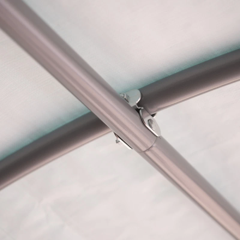 Garage Démontable 18,3m² à Toit Arrondi En Acier Et Polyéthylène Vert – Shelter Logic 8 Garage Démontable 18,3m² à Toit Arrondi En Acier Et Polyéthylène Vert – Shelter Logic – Image 6