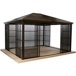 Jardin D’hiver Castel 362x427cm En Aluminium Et Polycarbonate Avec Stores – SOJAG 12 Jardin D’hiver Castel 362x427cm En Aluminium Et Polycarbonate Avec Stores – SOJAG -Boutique De Jardin jardin dhiver castel 362x427cm en aluminium et polycarbonate avec stores sojag 4