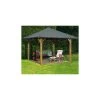 Kiosque Carré Bergen 1 En Bois FSC – 3,38x3,38m - Karibu -Boutique De Jardin kiosque carre bergen 1 en bois fsc 338x338m karibu