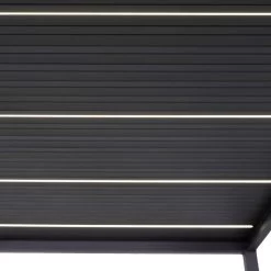 Kit éclairage 2 Lames Anthracite LEDS 3m + Télécommande Pour Pergola Ombrea -Boutique De Jardin kit eclairage 2 lames leds 3m telecommande pour pergola ombrea 5