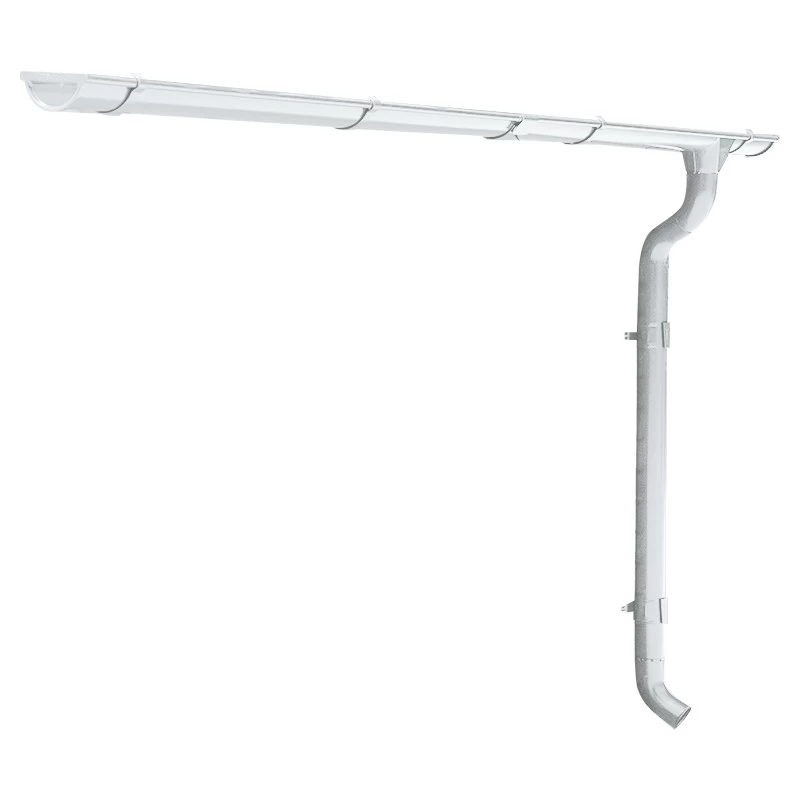 Kit Gouttières Blanc - Pack Prêt à La Pose Pour Abri Grosfillex 19,87m² 4 Kit Gouttières Blanc - Pack Prêt à La Pose Pour Abri Grosfillex 19,87m² – Image 2