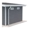 Kit Gouttières Blanc - Pack Prêt à La Pose Pour Abri PREMIUM Woodlife Garden Monopente De Largeur 3m -Boutique De Jardin kit gouttieres blanc pack pret a la pose pour abri premium woodlife garden monopente de largeur 3m