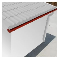 Kit Gouttières Rouge - Pack Prêt à La Pose Pour Abri Woodlife Garden 14,44m² 8 Kit Gouttières Rouge - Pack Prêt à La Pose Pour Abri Woodlife Garden 14,44m² -Boutique De Jardin kit gouttieres rouge pack pret a la pose pour abri woodlife 1444m 2