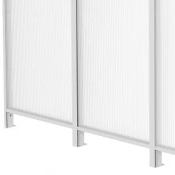 Panneau Latéral En Aluminium Et PC 4mm Pour Toit De Terrasse Blanc 3m X-METAL -Boutique De Jardin panneau lateral en aluminium et pc 4mm pour toit de terrasse blanc 3m x metal 2